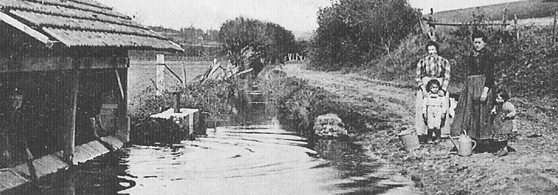 Le battoir et la caisse à laver