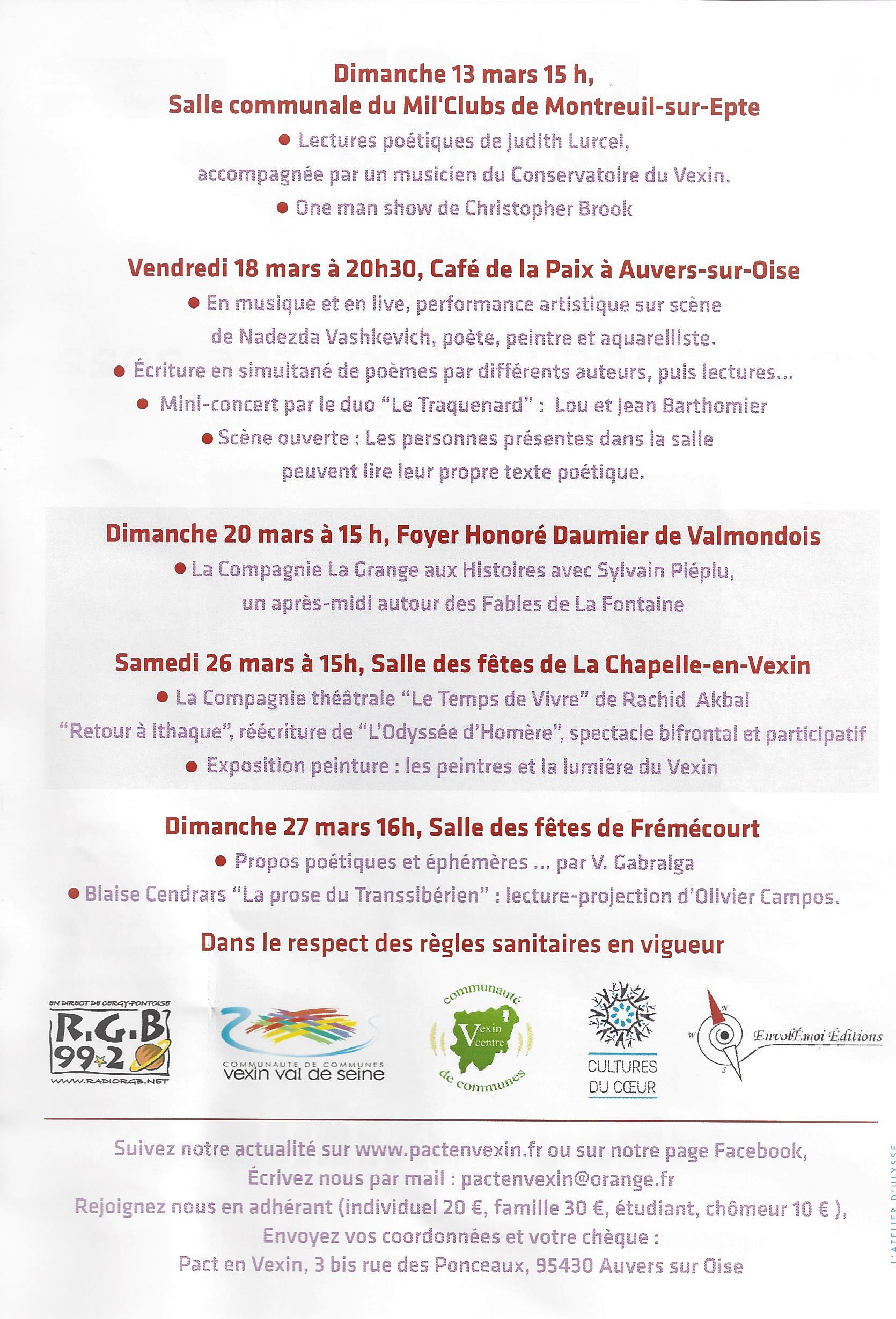 LE PRINTEMPS DES POETES