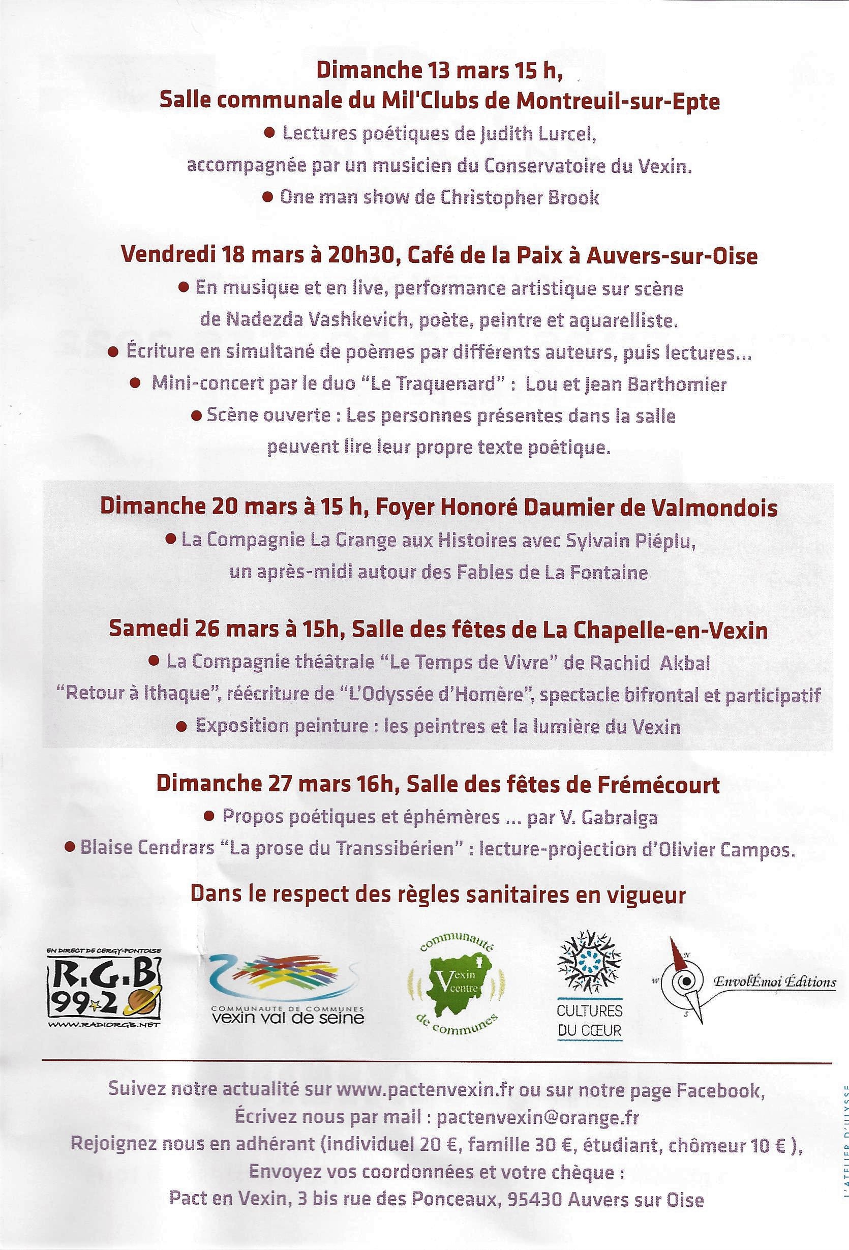 LE PRINTEMPS DES POETES